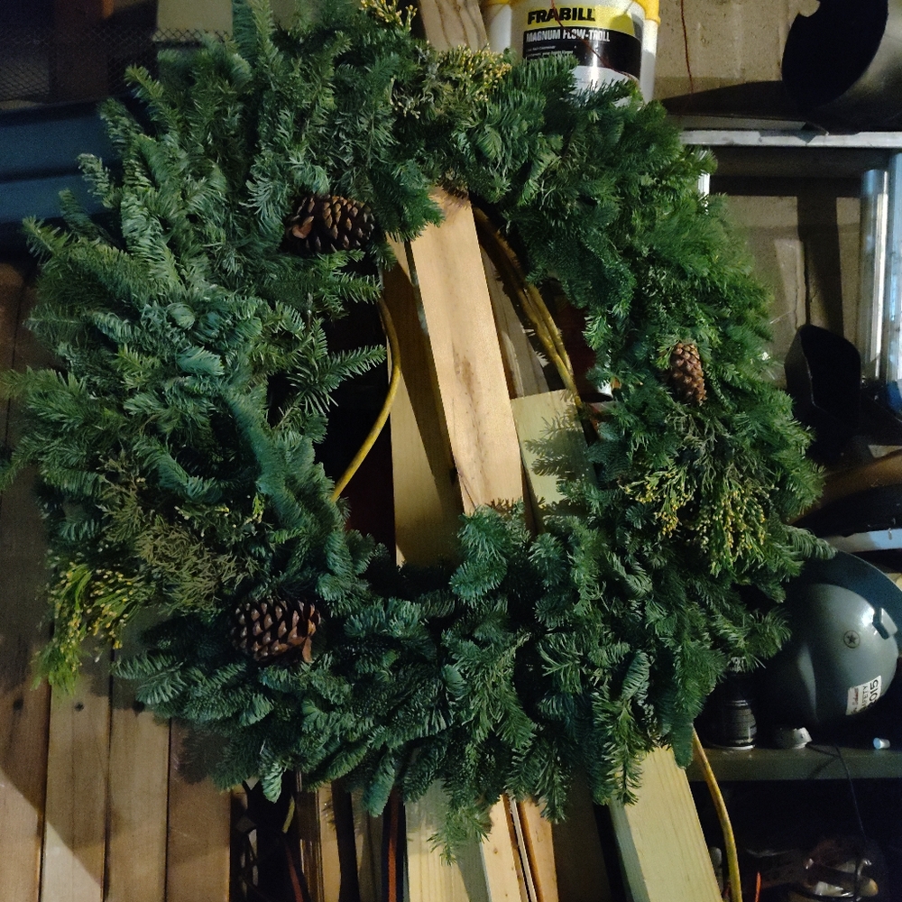 Pine wreaths